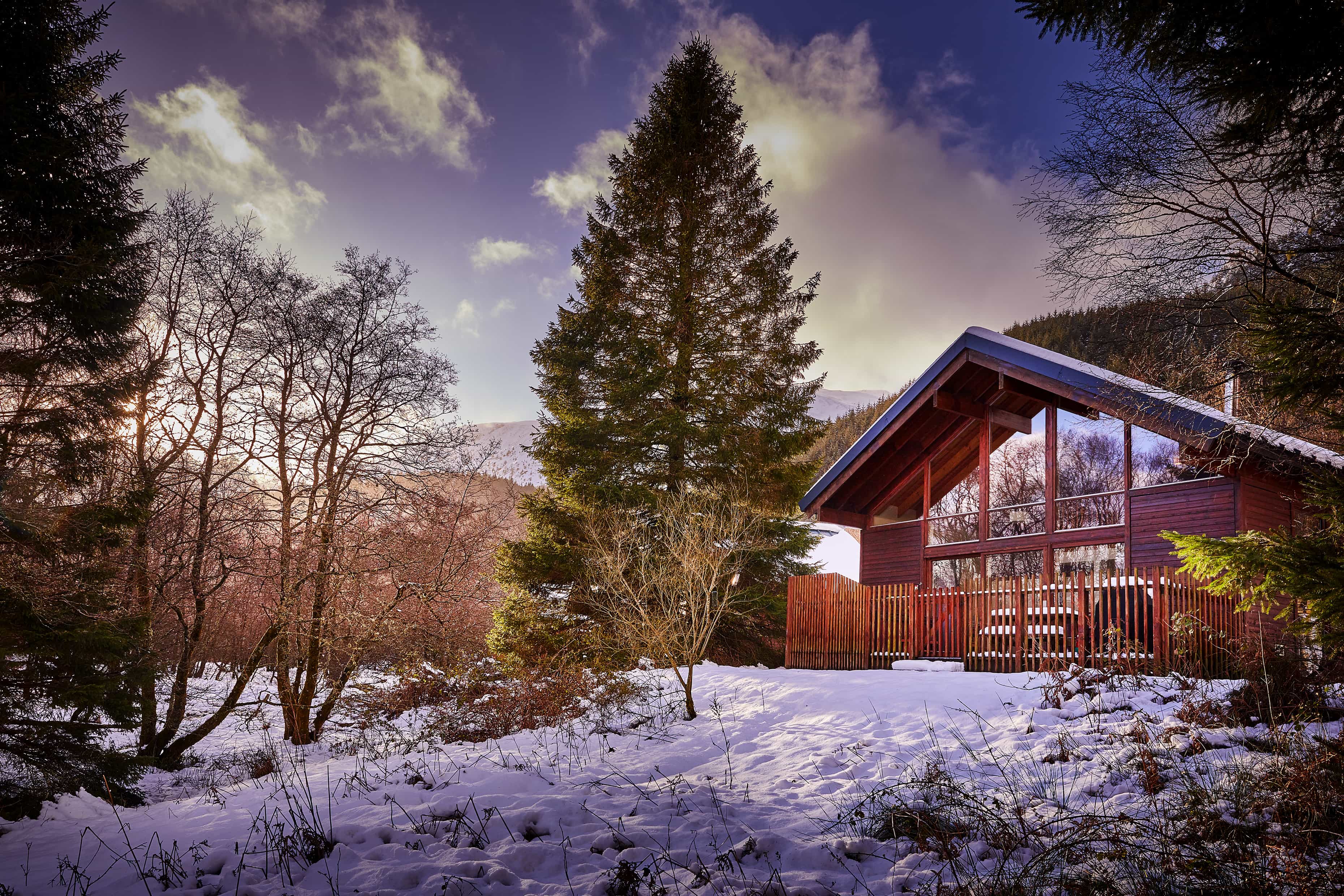 Christmas Lodge & Log Cabin Holidays UK
